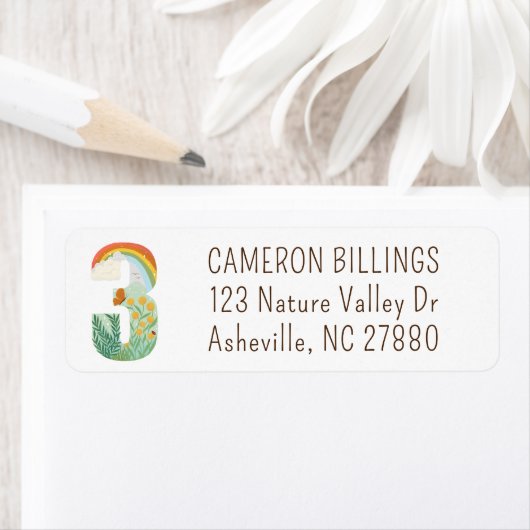 自然疑問に思三生誕生会 ラベル (インサイチュ)