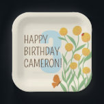 自然疑問に思生誕生会 ペーパープレート<br><div class="desc">この誕生日パーティカスタムープレートは、誕生日メッセージと名前の両方の文字を編集するための簡単を備え、年齢のための番号の両方の年齢に祝はインスパイア、お祝いと誕生日パーティーののあらゆる側面にテーマを変更します。このステッカーを使用して、封筒やパーティーの好意を飾運り、あなたの小さな誕生日パーティーのお祝いのあらゆる側面にアウトドアのとテーマの自然をインスパイア男女兼用。このオリジナルとカスタムイラストレーションは、パーティー簡単とおもしろいのための大きなカラーパレット飾と、ふわふわの雲、虹、オレンジ色の蝶、赤いラディバグ、黄色のビリーのボタンクラスペディアの花と緑のイベントの装飾に魅力と魅力の感覚をもたらすの自然の要素を作る疑問に思。</div>