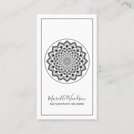 自然病性医師曼荼羅 名刺 (正面)