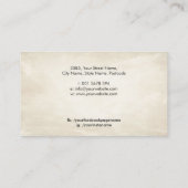 自然療法イラストレーション 名刺 (裏面)