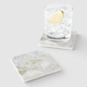 自然石型石造コースター ストーンコースター (横)