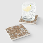 自然石型石造コースター ストーンコースター (横)