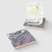 自然石型石造コースター ストーンコースター (横)