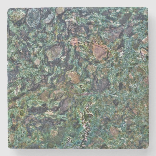 自然石型石造コースター ストーンコースター (正面)