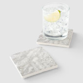 自然石型石造コースター ストーンコースター (横)