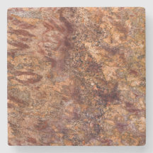 自然石型石造コースター