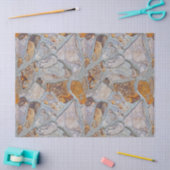 自然石素朴型プリント2 薄葉紙 (クラフト)