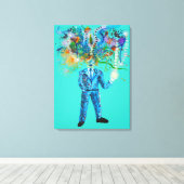 自然神秘的な キャンバスプリント (インサイチュ (ウッドフロア))