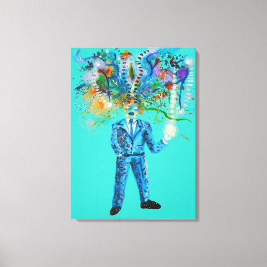 自然神秘的な キャンバスプリント (正面)