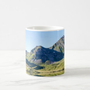 自然秋の山水景 コーヒーマグカップ