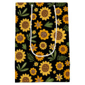 自然秋ひまわり ミディアムペーパーバッグ (裏面)