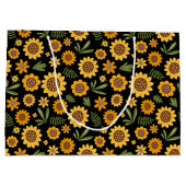 自然秋ひまわり ラージペーパーバッグ (裏面)
