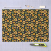 自然秋ひまわり 薄葉紙 (クラフト)