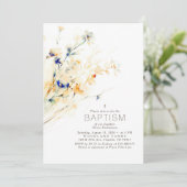 自然秋花のエレガント洗礼 招待状 (スタンド正面)