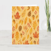 自然秋 カード (正面)