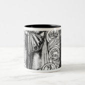 自然科学の前の ツートーンマグカップ (中央)