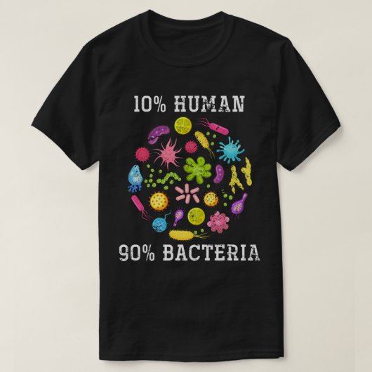自然科学バクテリア科学者ギフトおもしろいバイオ Tシャツ (デザイン正面)