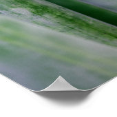 自然竹禅の背景カスタマイズテンプレート ポスター (角)