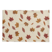 自然紅葉オンクリームカスタム色 枕カバー (裏面)