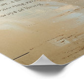 自然素朴アースウォールアート、テラパイレ20"x16" ポスター (角)