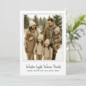 自然素朴ホリデーファミリーフォト シーズンカード (スタンド正面)