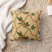 自然素朴ロープアクセント クッション (ブランケット)