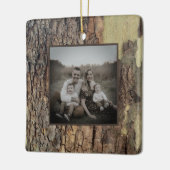 自然素朴動揺して樹木樹樹林樹 セラミックオーナメント (左)