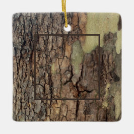 自然素朴動揺して樹木樹樹林樹 セラミックオーナメント