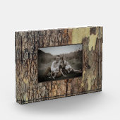 自然素朴動揺して樹木樹樹林樹 フォトブロック (左)