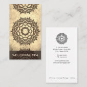 自然素朴曼荼羅宇宙のシンボル 名刺 (正面/裏面)