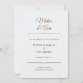 自然結婚の茶色は日付の馬を保存 セーブザデート (裏面)