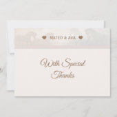 自然結婚ウマカスタムズ サンキューカード (正面)