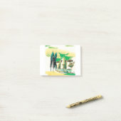 自然絵を描プレミア ポストイット (デスク上)