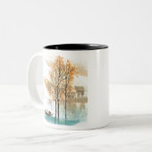 自然絵を描村 ツートーンマグカップ (正面左)