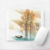 自然絵を描村 マウスパッド (マウス)