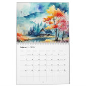 自然絵画カレンダー カレンダー (2月 2026)