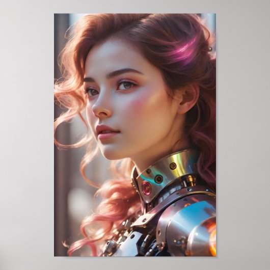 自然美しいとロボットの服装 ポスター (正面)