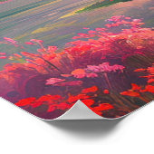 自然美しいの平和の実現 ポスター (角)