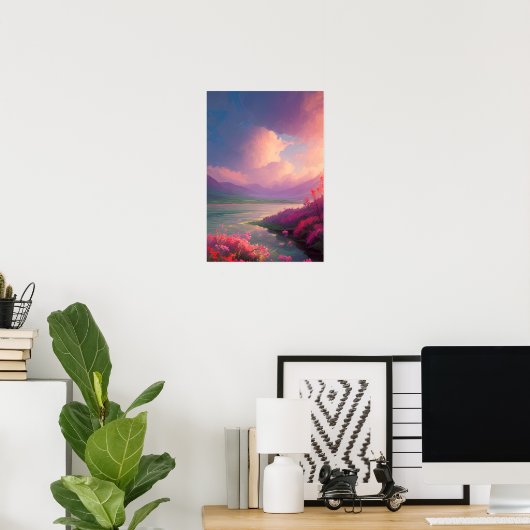 自然美しいの平和の実現 ポスター (ホームオフィス)