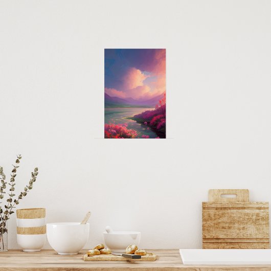 自然美しいの平和の実現 ポスター (キッチン)