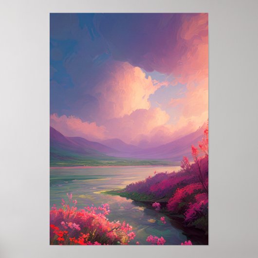 自然美しいの平和の実現 ポスター (正面)