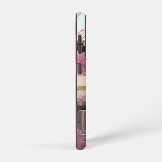 自然美しい桜さくらんぼブロッサムガーデンビュー SAMSUNG GALAXYケース (右側面)