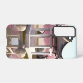 自然美しい桜さくらんぼブロッサムガーデンビュー SAMSUNG GALAXYケース (裏面横)