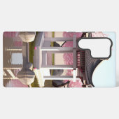 自然美しい桜さくらんぼブロッサムガーデンビュー SAMSUNG GALAXYケース (裏面横)