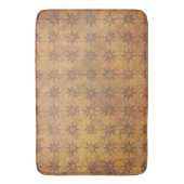 自然美しい用ブラウン素朴シェード バスマット (正面縦)