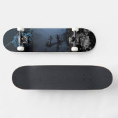 自然美しい融合の作用写真 スケートボード (横)