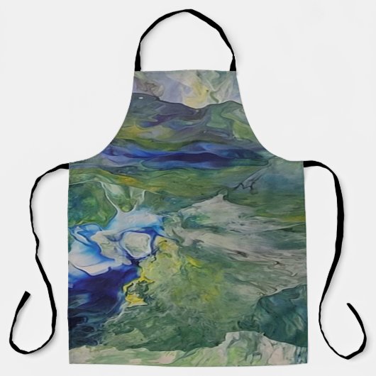自然美しい エプロン (正面)