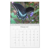 自然美しい カレンダー (2月 2027)