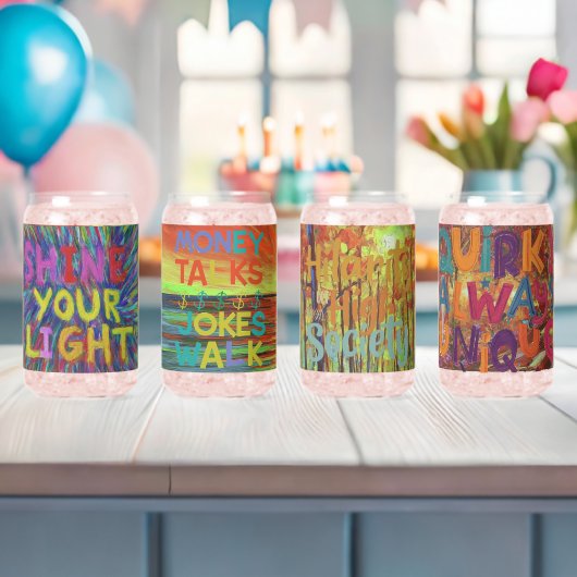 自然美しい ガラス缶 (インサイチュ (ベビーシャワー))