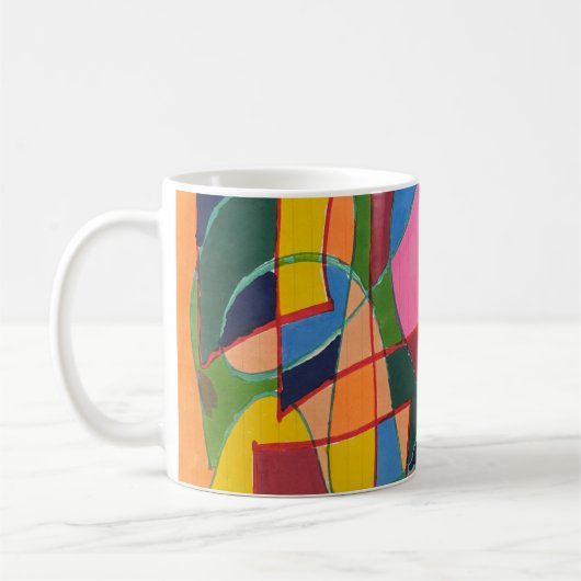 自然美しい コーヒーマグカップ (左)